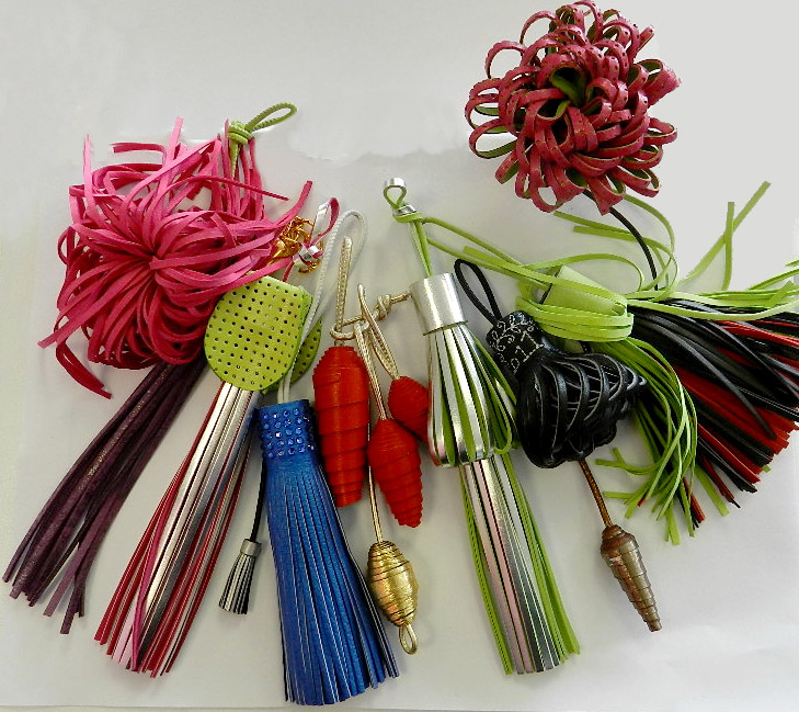 Borlis Mix pompons cuir